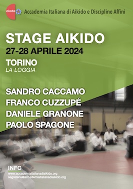 Stage Aikido Torino 27-28 aprile 2024